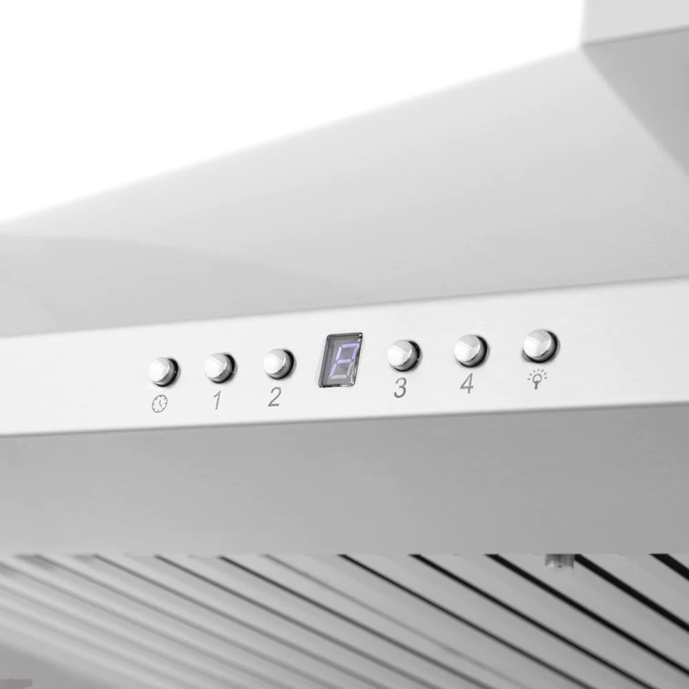 ZLINE 36" CrownSound™ Ducted Vent Wall Mount Range Hood in Stainless Steel with Built-in Bluetooth Speakers