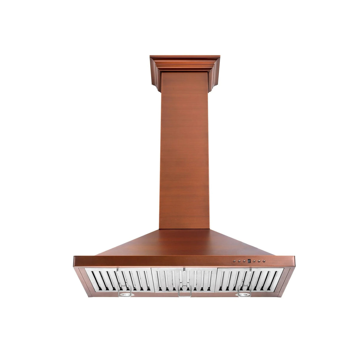 ZLINE 36" Designer Series Convertible Vent Wall Mount Range Hood in Copper