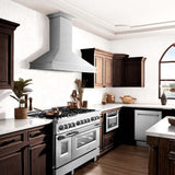 ZLINE 36" Designer Series Ducted Wall Mount Range Hood in Fingerprint Resistant Stainless Steel