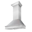 ZLINE 36" Designer Series Ducted Wall Mount Range Hood in Fingerprint Resistant Stainless Steel