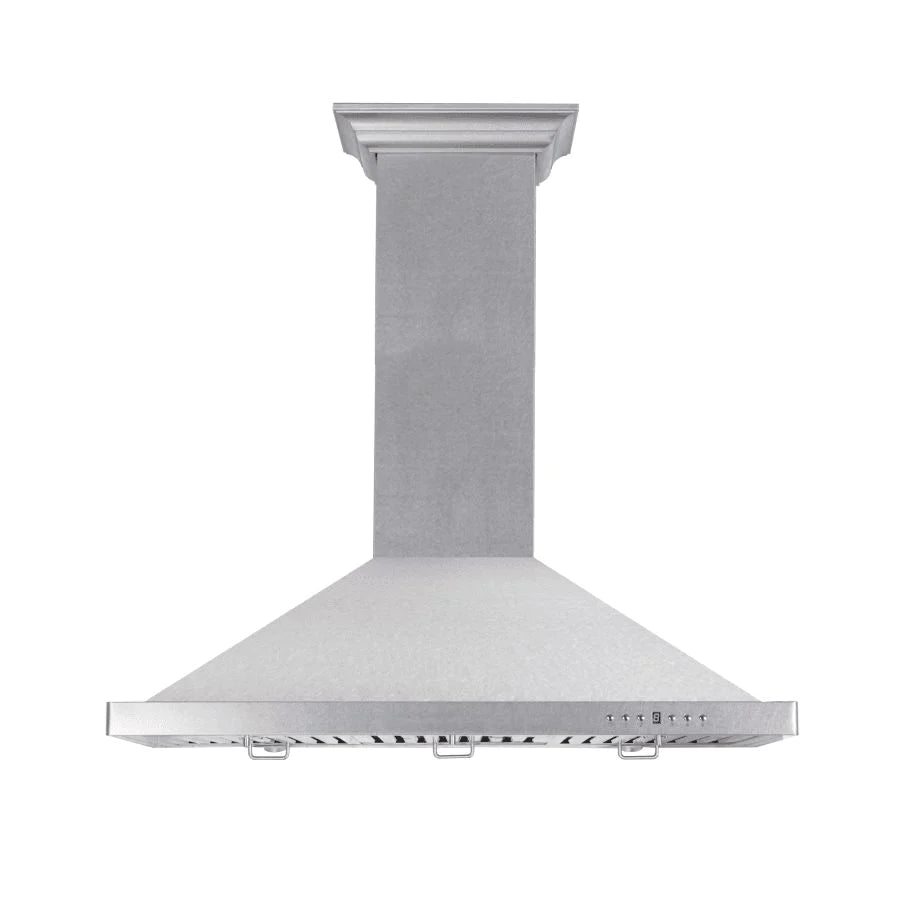 ZLINE 36" Designer Series Convertible Vent Wall Mount Range Hood in DuraSnow Stainless Steel