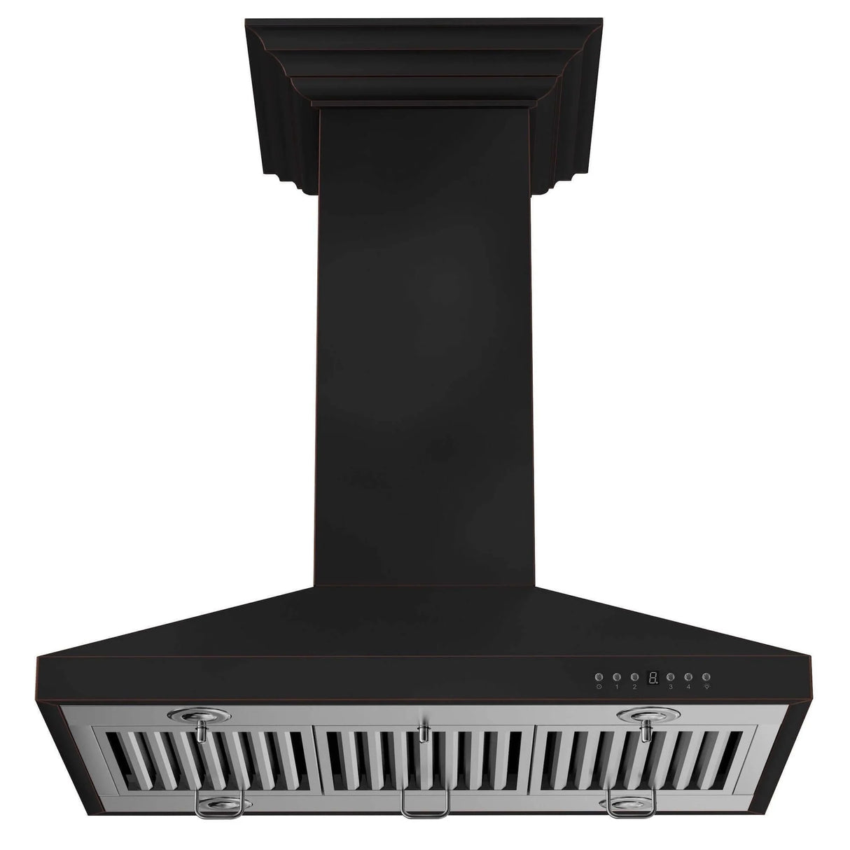 ZLINE 36" Designer Series Convertible Vent Island Mount Range Hood