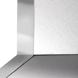 ZLINE 36" Designer Series Wall Mount Range Hood in Fingerprint Resistant Stainless Steel with Mirror Accents