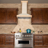 ZLINE 36" Ducted Unfinished Wooden Wall Mount Range Hood