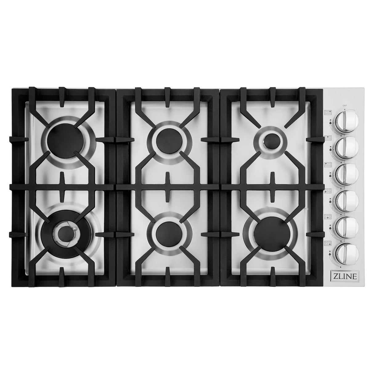 ZLINE 36" Gas Cooktop with 6 Gas Burners