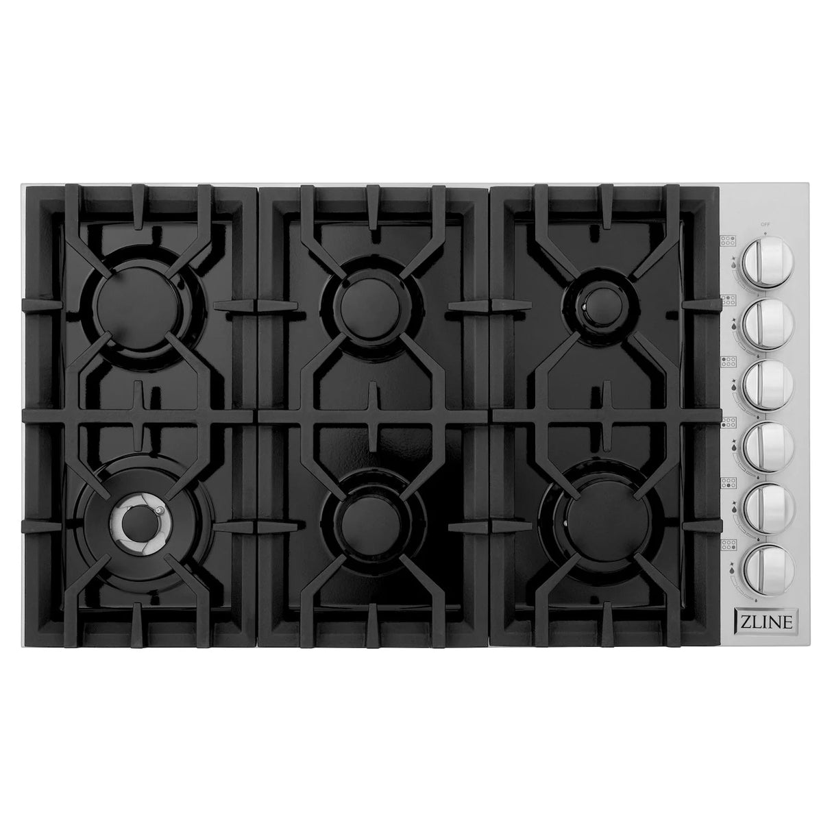 ZLINE 36" Gas Cooktop with 6 Gas Burners