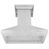 ZLINE 42" CrownSound™ Ducted Vent Island Mount Range Hood in Stainless Steel with Built-in Bluetooth Speakers