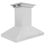 ZLINE 42" CrownSound™ Ducted Vent Island Mount Range Hood in Stainless Steel with Built-in Bluetooth Speakers