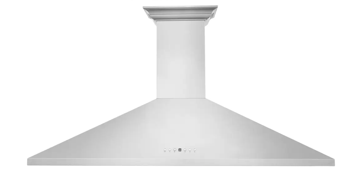 ZLINE 42" CrownSound™ Ducted Vent Wall Mount Range Hood in Stainless Steel with Built-in Bluetooth Speakers