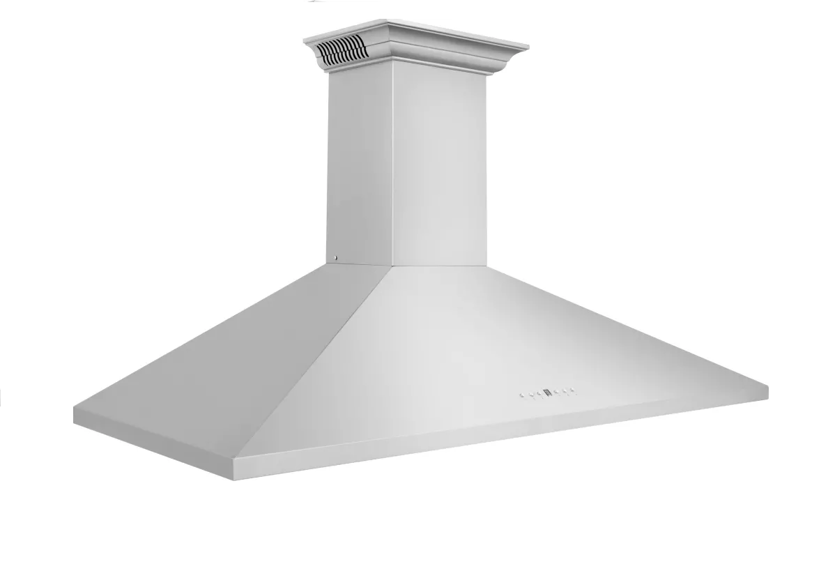 ZLINE 42" CrownSound™ Ducted Vent Wall Mount Range Hood in Stainless Steel with Built-in Bluetooth Speakers