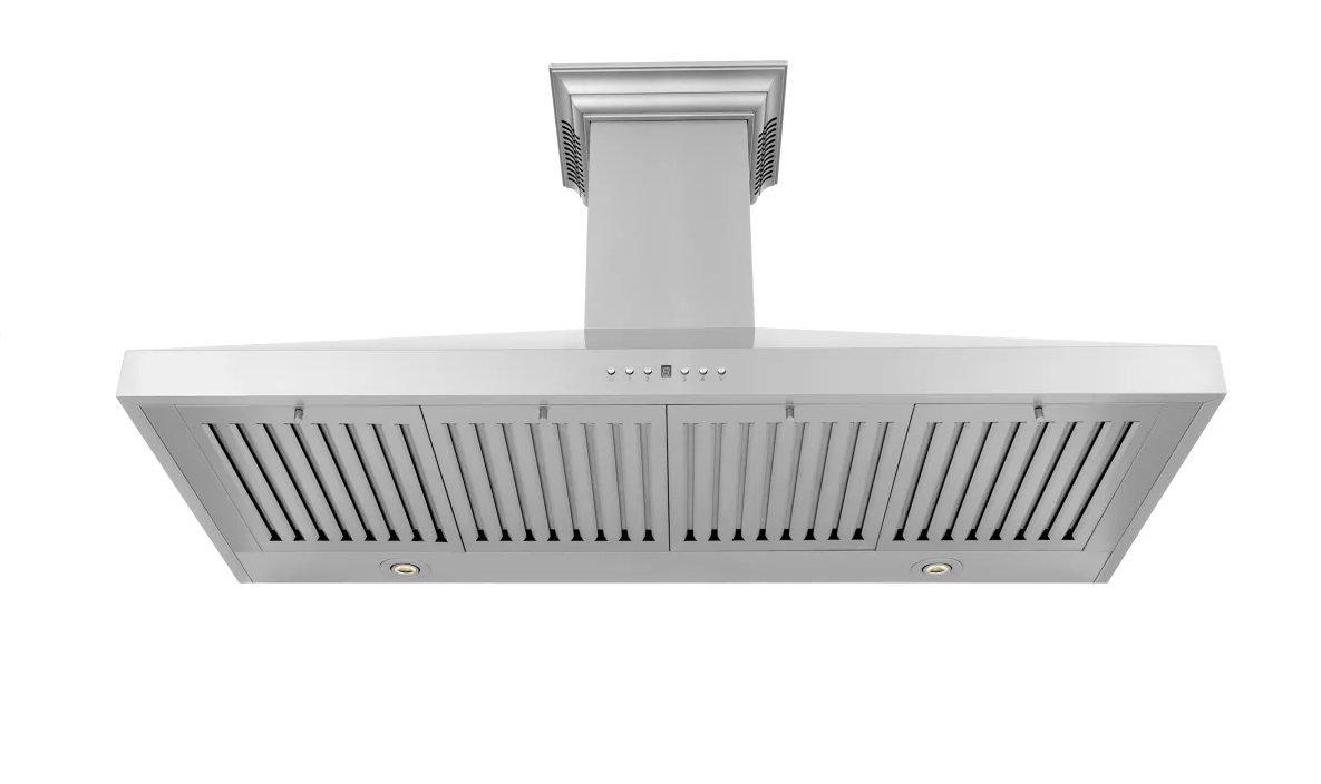 ZLINE 42" CrownSound™ Ducted Vent Wall Mount Range Hood in Stainless Steel with Built-in Bluetooth Speakers