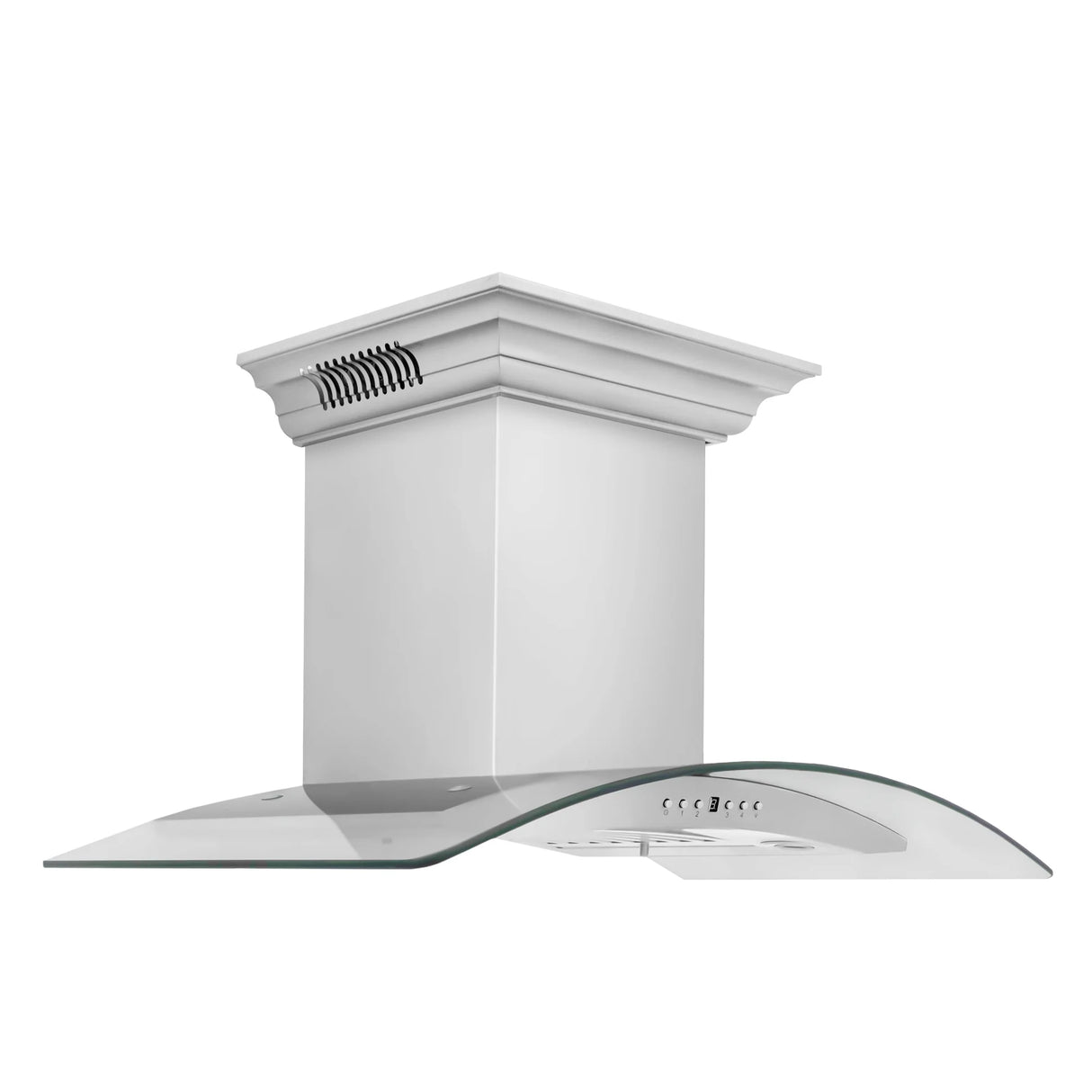 ZLINE 42" CrownSound™ Ducted Vent Wall Mount Range Hood in Stainless Steel with Built-in Bluetooth Speakers