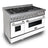 ZLINE 48" 6.0 cu. ft. Dual Fuel Range with Gas Stove and Electric Oven in DuraSnow Stainless Steel