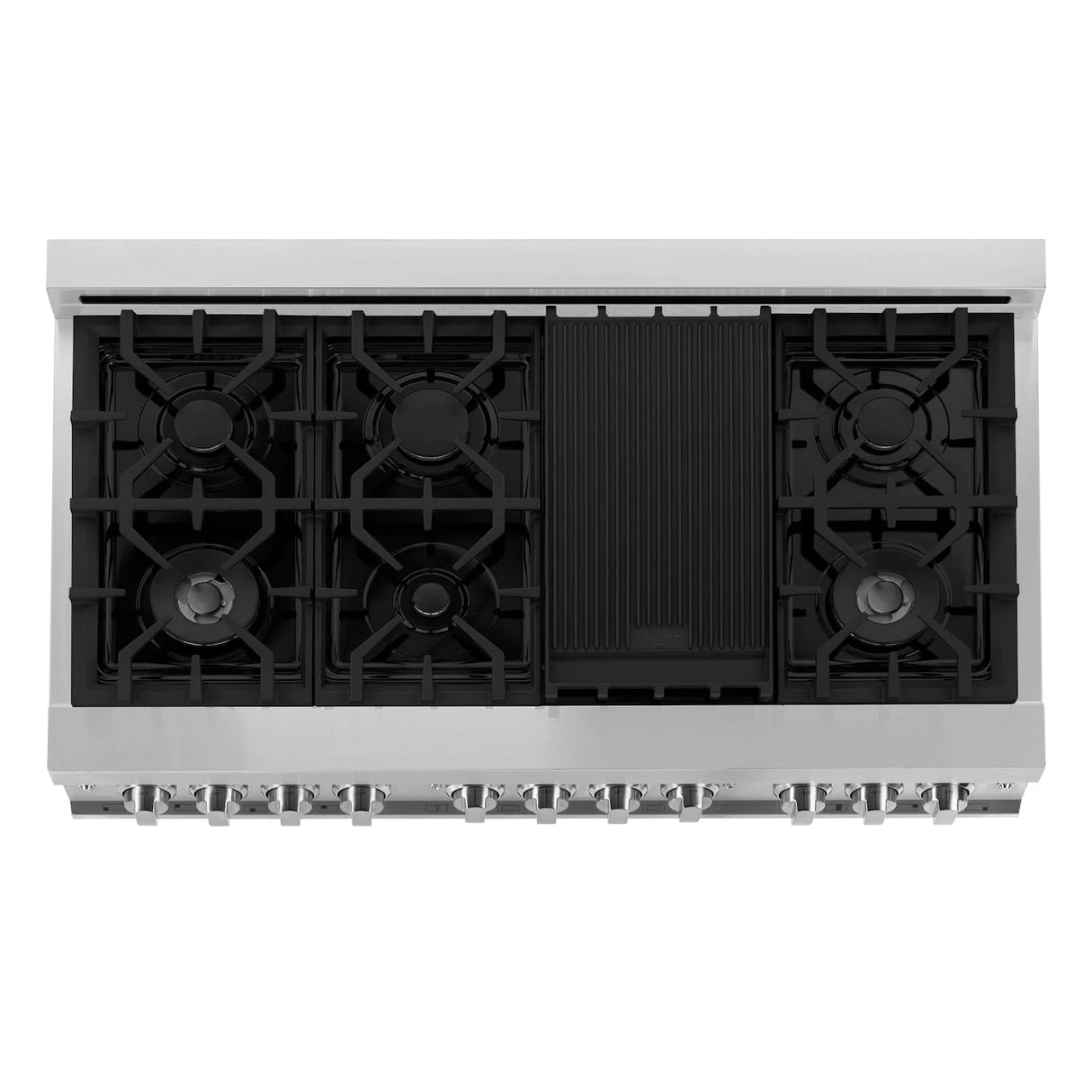 ZLINE 48" 6.0 cu. ft. Electric Oven and Gas Cooktop Dual Fuel Range with Griddle