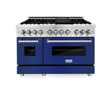 ZLINE 48" Dual Fuel Range with Gas Stove and Electric Oven (RA-BG-48)