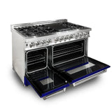 ZLINE 48" Dual Fuel Range with Gas Stove and Electric Oven (RA-BG-48)