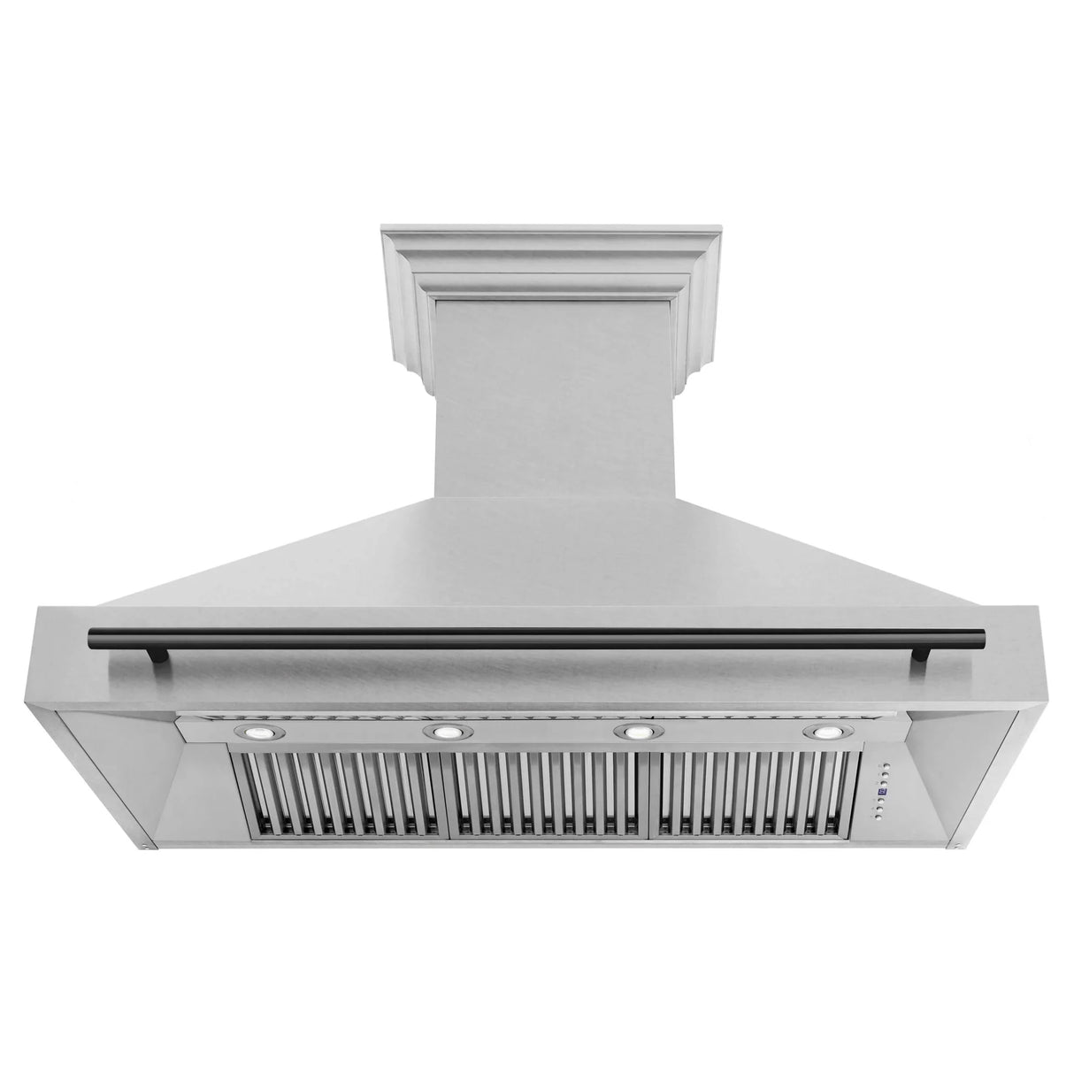 ZLINE 48" Autograph Edition Fingerprint Resistant Stainless Steel Range Hood and Handle