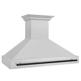 ZLINE 48" Autograph Edition Fingerprint Resistant Stainless Steel Range Hood and Handle