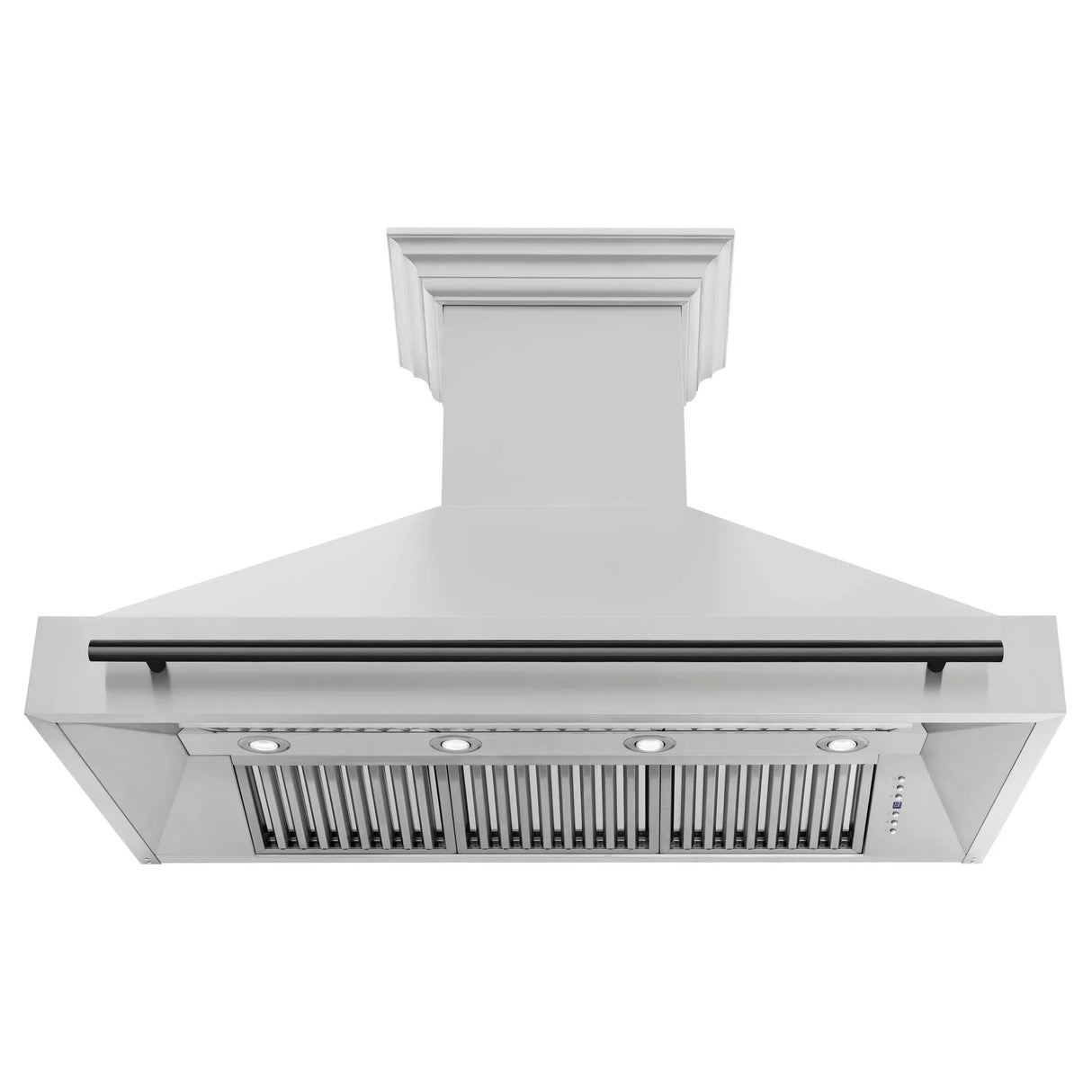 ZLINE 48" Autograph Edition Stainless Steel Range Hood with Stainless Steel Shell and Handle