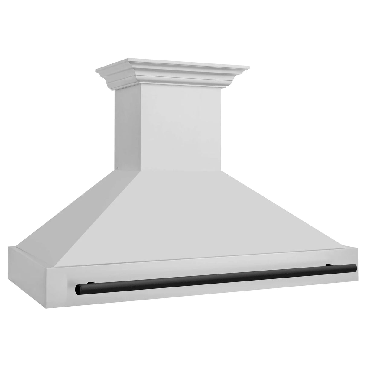 ZLINE 48" Autograph Edition Stainless Steel Range Hood with Stainless Steel Shell and Handle