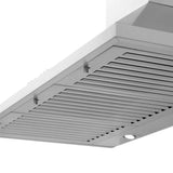 ZLINE 48" Convertible Vent Convertible Vent Wall Mount Range Hood in Stainless Steel