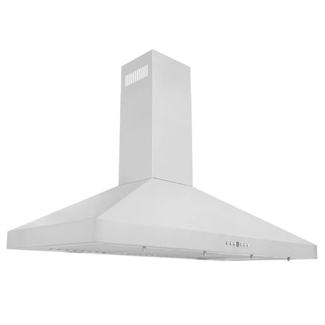 ZLINE 48" Convertible Vent Convertible Vent Wall Mount Range Hood in Stainless Steel