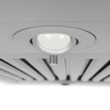 ZLINE 48" CrownSound™ Ducted Vent Island Mount Range Hood in Stainless Steel with Built-in Bluetooth Speakers