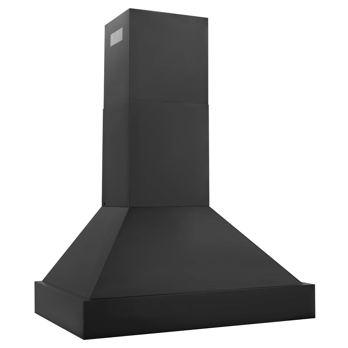 ZLINE 48" Convertible Vent Black Stainless Steel Wall Mount Range Hood