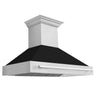 ZLINE 48" Stainless Steel Range Hood with Stainless Steel Handle