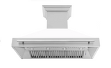 ZLINE 48" Stainless Steel Range Hood with Stainless Steel Handle