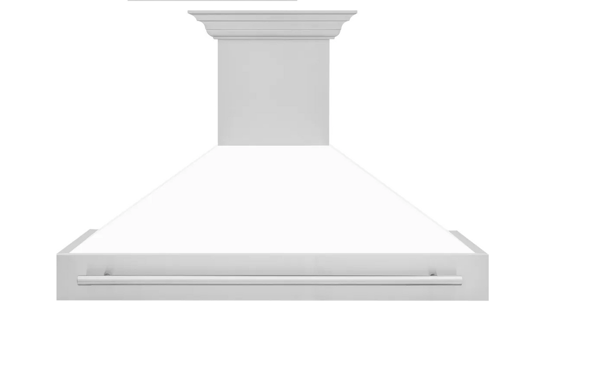 ZLINE 48" Stainless Steel Range Hood with Stainless Steel Handle