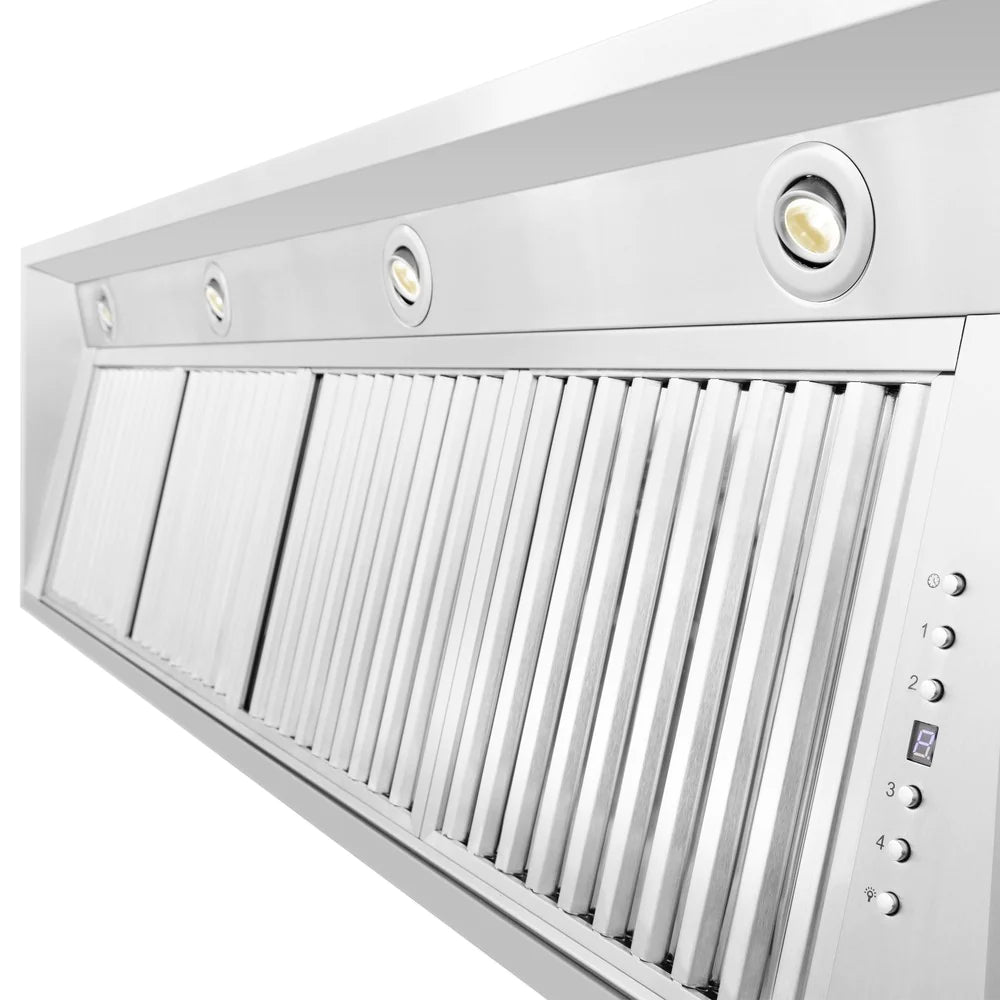 ZLINE 52" Ducted Wall Mount Range Hood Insert in Stainless Steel