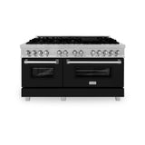 ZLINE 60" 7.4 cu. ft. Dual Fuel Range with Gas Stove and Electric Oven in DuraSnow Stainless Steel