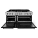 ZLINE 60" 7.4 cu. ft. Dual Fuel Range with Gas Stove and Electric Oven in DuraSnow Stainless Steel