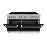 ZLINE 60" 7.4 cu. ft. Dual Fuel Range with Gas Stove and Electric Oven in DuraSnow Stainless Steel