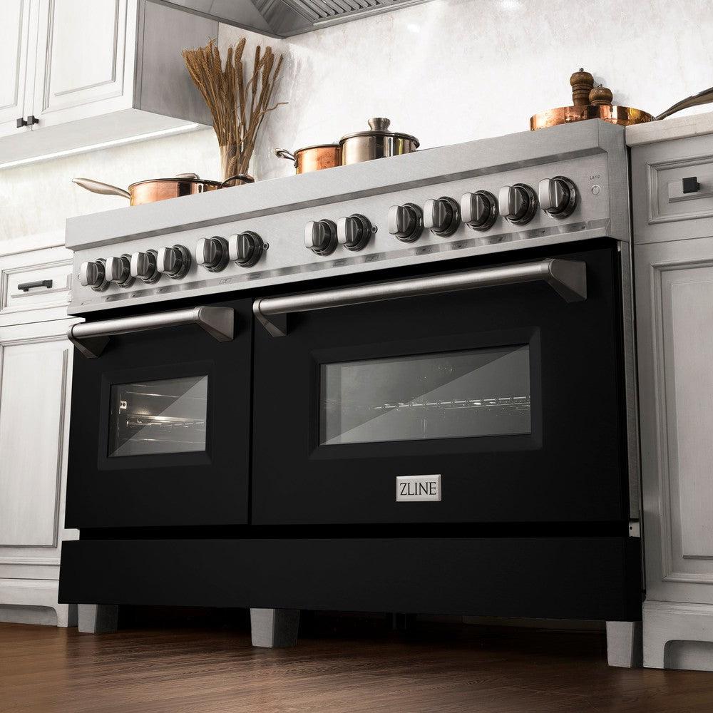 ZLINE 60" 7.4 cu. ft. Dual Fuel Range with Gas Stove and Electric Oven in DuraSnow Stainless Steel