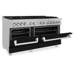 ZLINE 60" 7.4 cu. ft. Dual Fuel Range with Gas Stove and Electric Oven in DuraSnow Stainless Steel