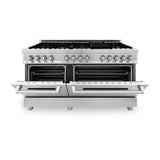 ZLINE 60" 7.4 cu. ft. Dual Fuel Range with Gas Stove and Electric Oven in Stainless Steel