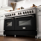 ZLINE 60" 7.4 cu. ft. Dual Fuel Range with Gas Stove and Electric Oven in Stainless Steel