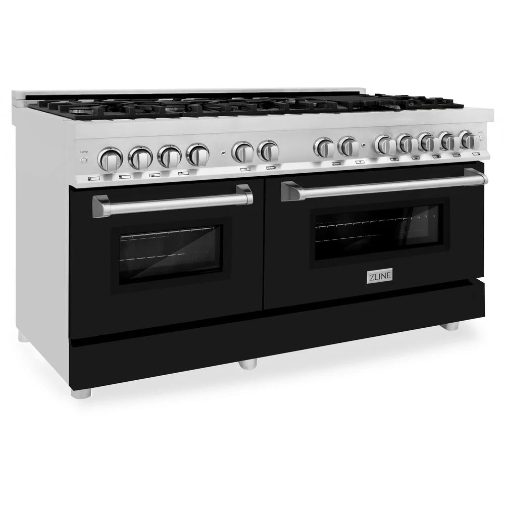 ZLINE 60" 7.4 cu. ft. Dual Fuel Range with Gas Stove and Electric Oven in Stainless Steel