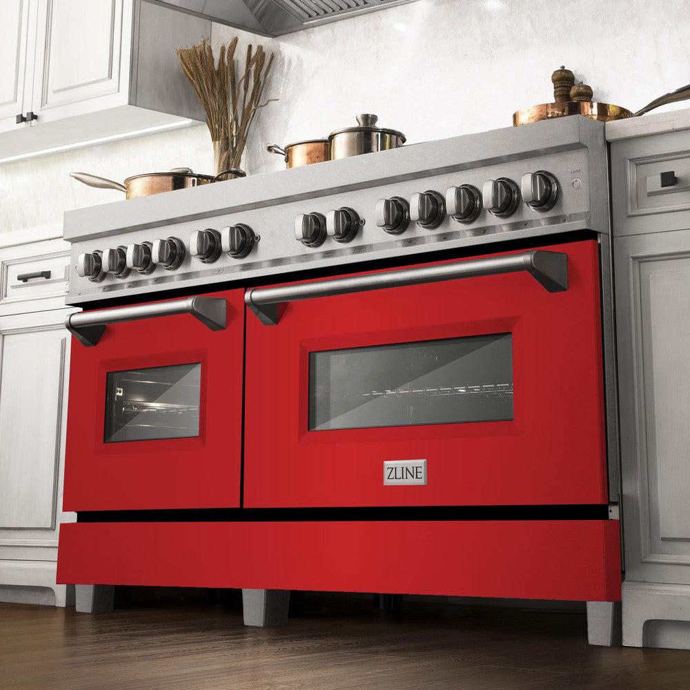 ZLINE 60" 7.4 cu. ft. Dual Fuel Range with Gas Stove and Electric Oven in Stainless Steel