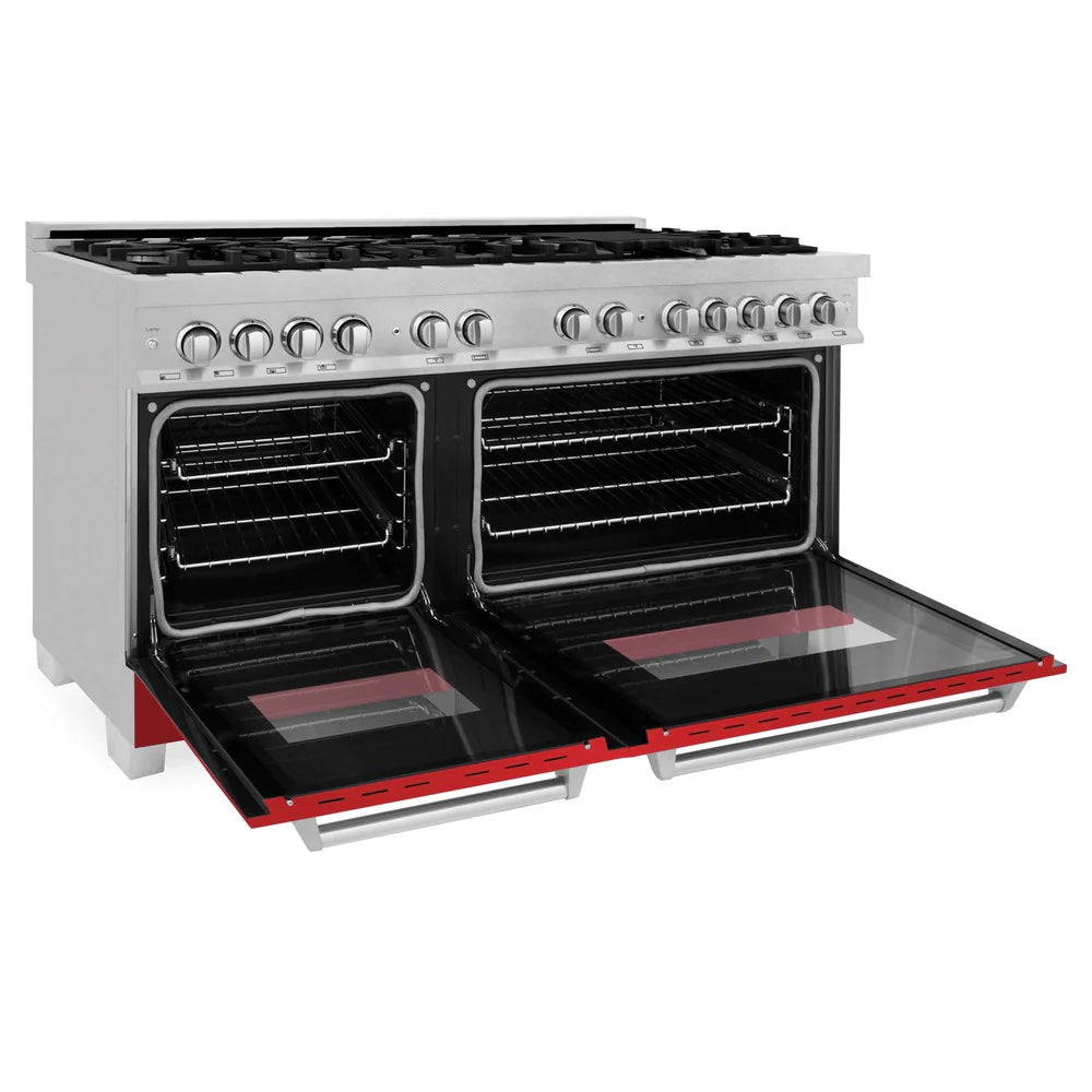 ZLINE 60" 7.4 cu. ft. Dual Fuel Range with Gas Stove and Electric Oven in Stainless Steel