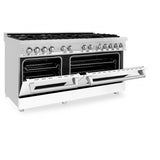 ZLINE 60" 7.4 cu. ft. Dual Fuel Range with Gas Stove and Electric Oven in Stainless Steel