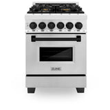 ZLINE Autograph Edition 24" 2.8 cu. ft. Dual Fuel Range with Gas Stove and Electric Oven in Stainless Steel