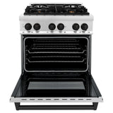 ZLINE Autograph Edition 30" Dual Fuel Range (RAZ-30-MB)