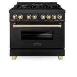 ZLINE Autograph Edition 36" Dual Fuel Range (RABZ-36-G)