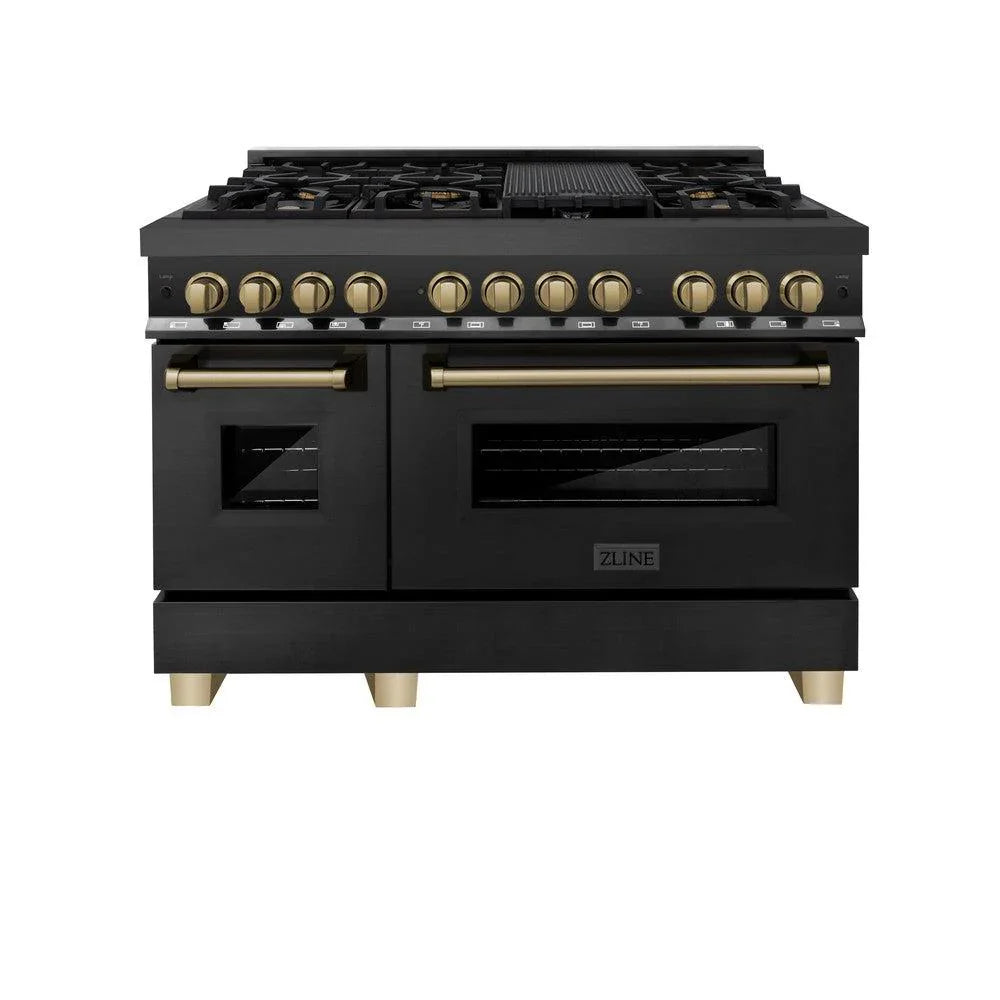 ZLINE Autograph Edition 48" 6.0 cu. ft. Dual Fuel Range (RABZ-48-CB)