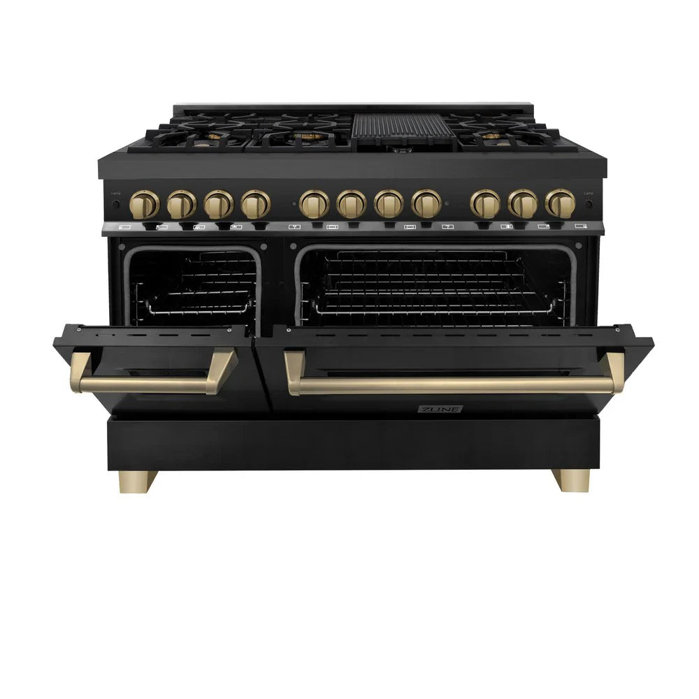 ZLINE Autograph Edition 48" 6.0 cu. ft. Dual Fuel Range (RABZ-48-CB)