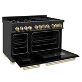 ZLINE Autograph Edition 48" 6.0 cu. ft. Dual Fuel Range (RABZ-48-G)