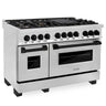 ZLINE Autograph Edition 48" 6.0 cu. ft. Dual Fuel Range with Gas Stove and Electric Oven in Stainless Steel